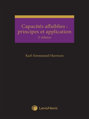 cover image of Capacités affaiblies : principes et application